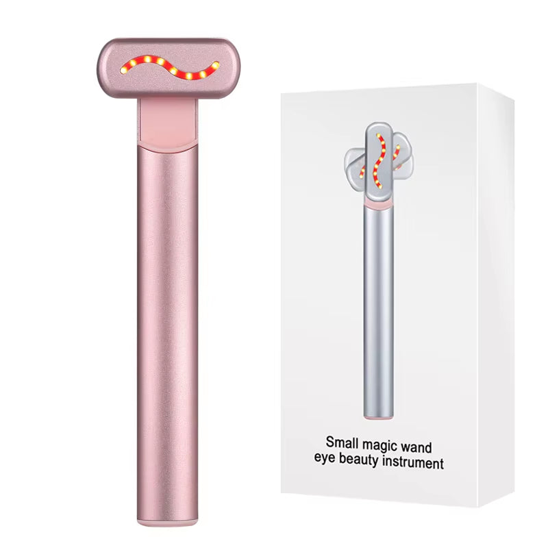 Dispositif De Lifting Du Visage À Microcourant EMS, Baguette Faciale À Lumière Rouge, Masseur Pour Les Yeux Et Le Cou, Raffermissement De La Peau, Anti-Rides, Soins De La Peau, Outil De Beauté